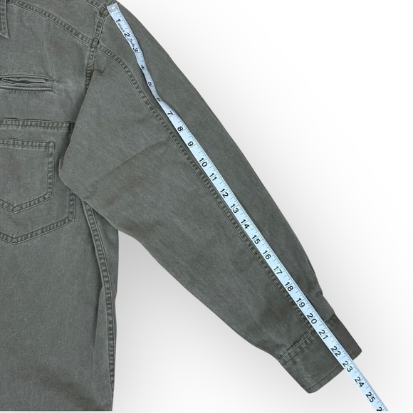 Banana Republic Vintage Safari Travel Shirt Mens S Utility Workwear Patch Pocket - Picture 7 of 9